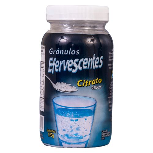 CITRATO GRANULOS EFERVENCENTES 120 G