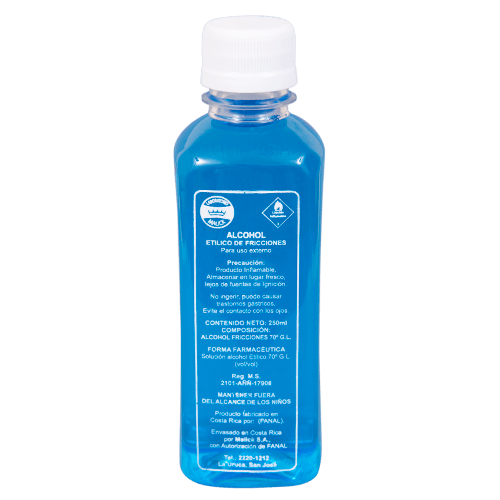 ALCOHOL DE FRICCIONES 250 ML