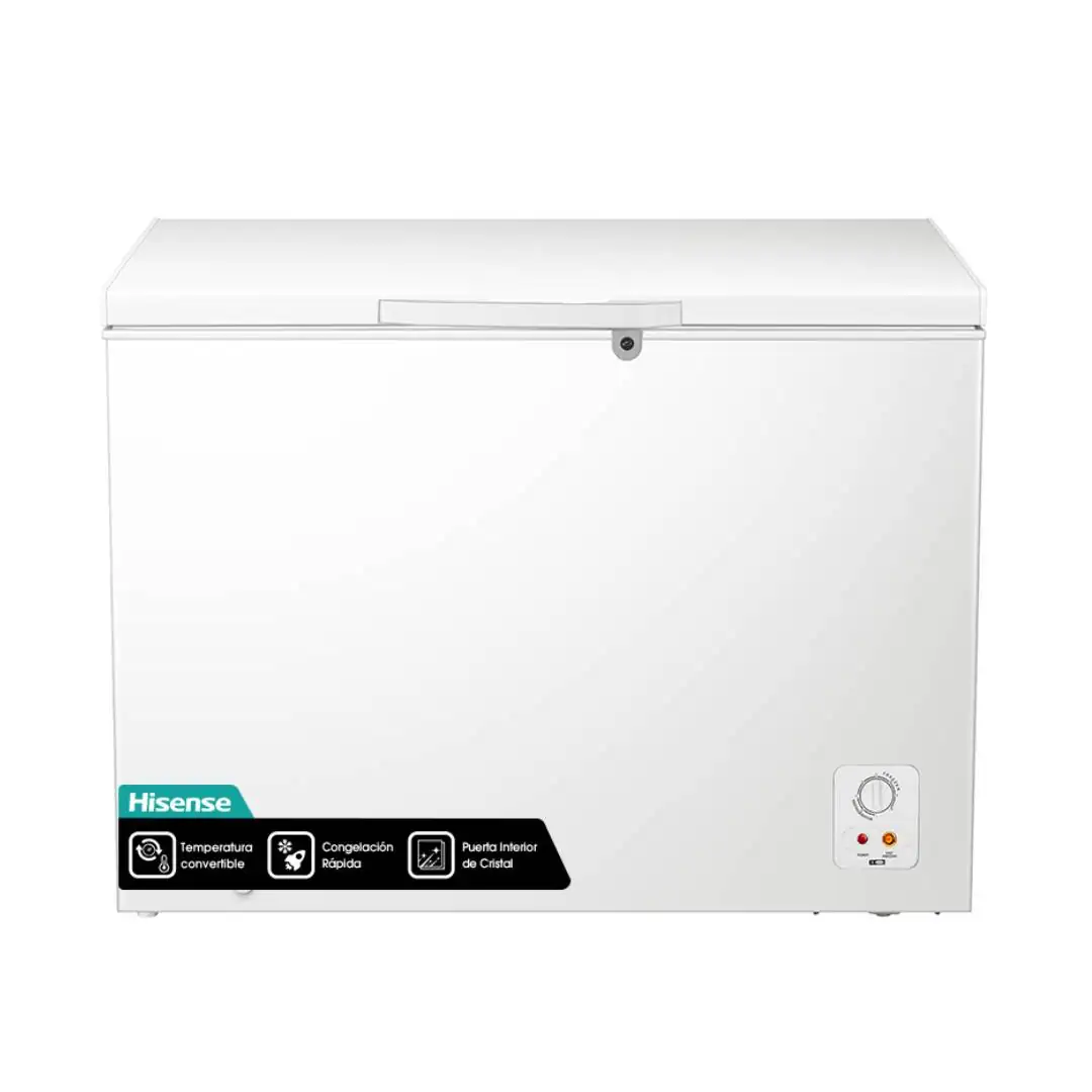 HISENSE – CONGELADOR HORIZONTAL 15P BLANCO HISENSE 1AÑO – FC15D6BWX