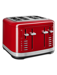 Tostadora KitchenAid KMT4109BM, 4 Rebanadas, 1800 W, Ranuras Ex