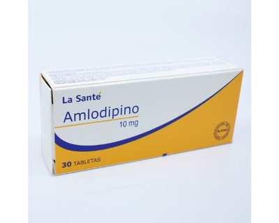 Amlodipino La Sante 10 mg 30 tabletas