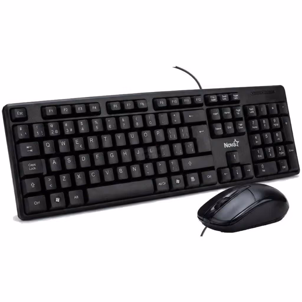TECLADO Y MOUSE NOVA – ALAMBRICO USB
