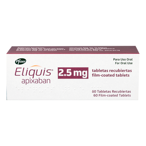 ELIQUIS TABLETAS 2.5 MG