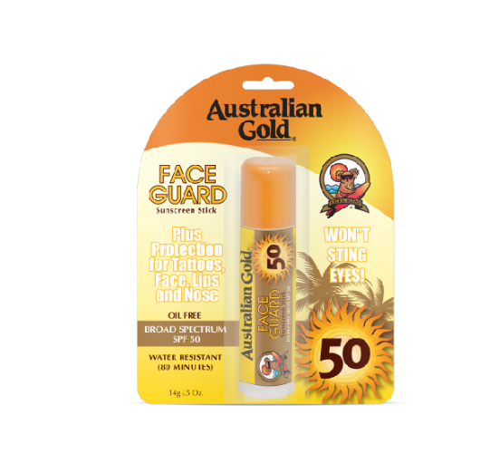 AUSTRALIAN GOLD FACE GUARD STICK SPF50 14 GR