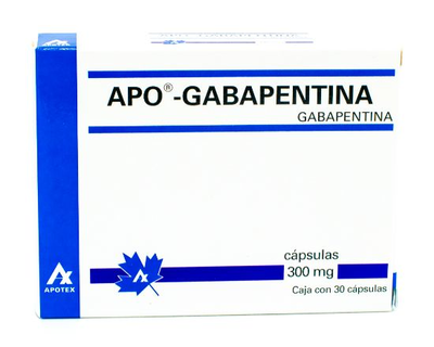 Apo-Gabapentina 300 mg 30 capsulas