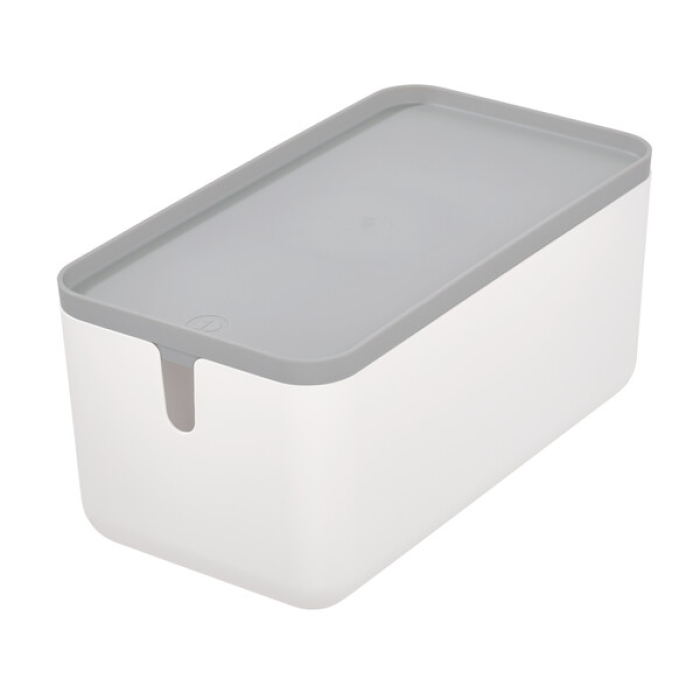 ORGANIZADOR CON TAPA BLANCO/GRIS MARCA INTERDESIGN (081492298427)