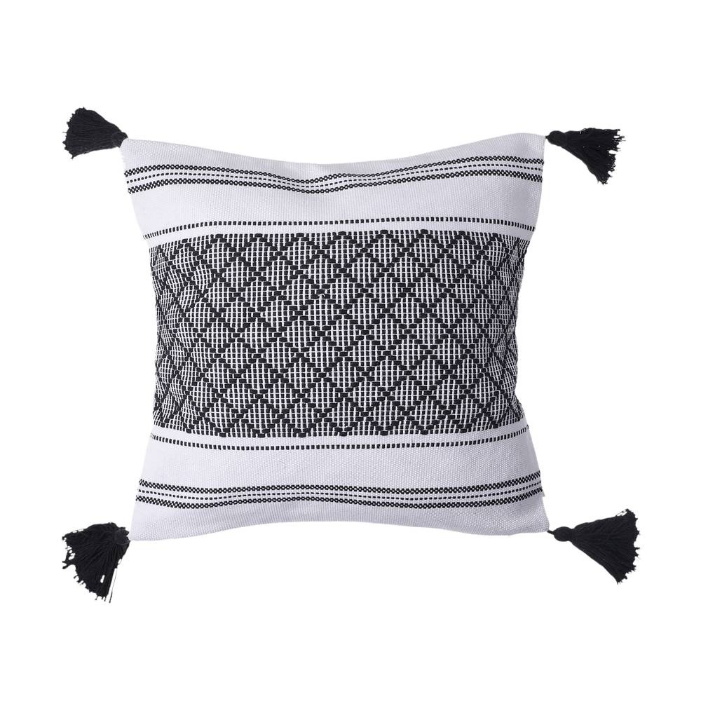 Cojin decorativo 43x43 cm negro
