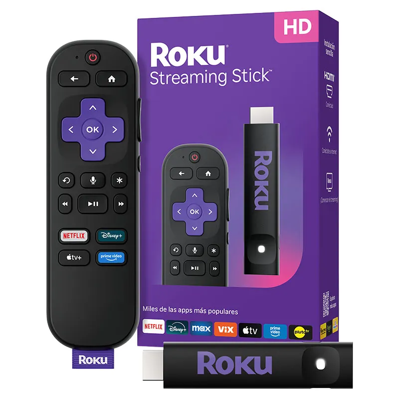 Reproductor de streaming Roku Stick HD