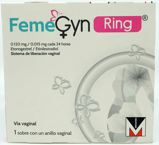 FemeGyn, 1 sobre con un anillo vaginal