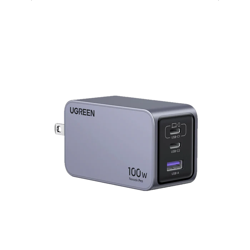 Cargador Ugreen X757 Nexode Pro 100w 3 Puertos De Carga Rapida