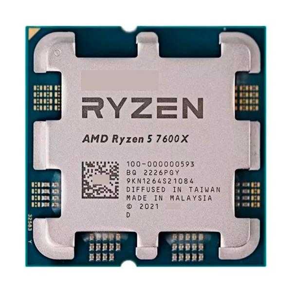 Procesador AMD Ryzen 5 7600X 7MA Gen 5.3 GHz AM5 100-100000593WOF