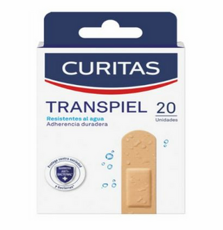 Curitas Transpiel resistentes al agua 20 unidades