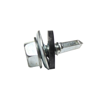Tornillo Techo Punta Broca Galva 1/4 X 3/4" 12 Unidades