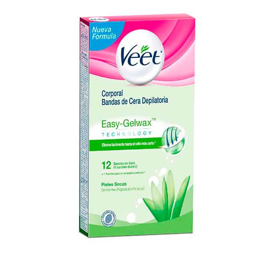 VEET BANDA PIEL SECA X 12 UND