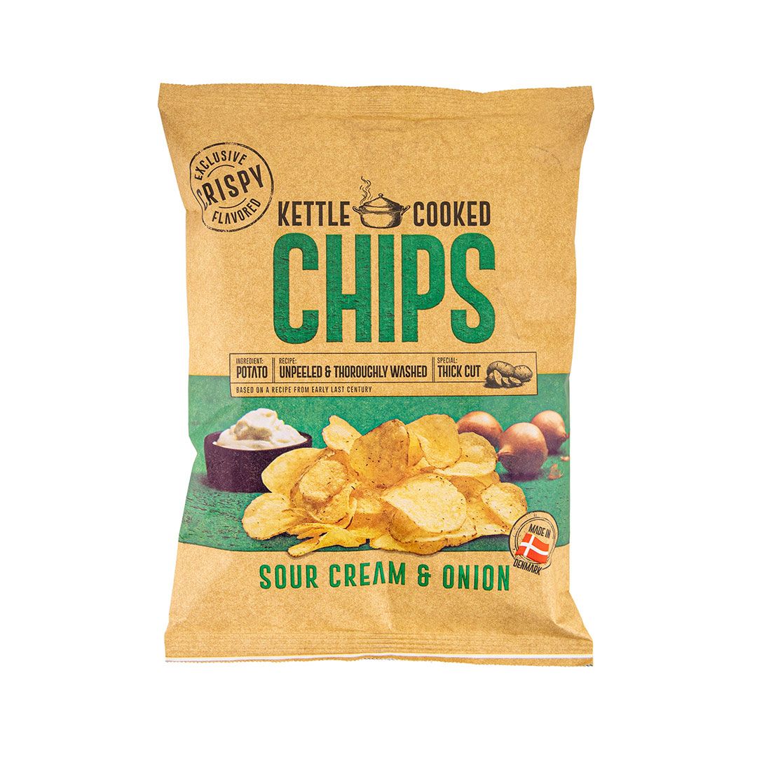 Papas tostadas crema cebolla Kettle 150g