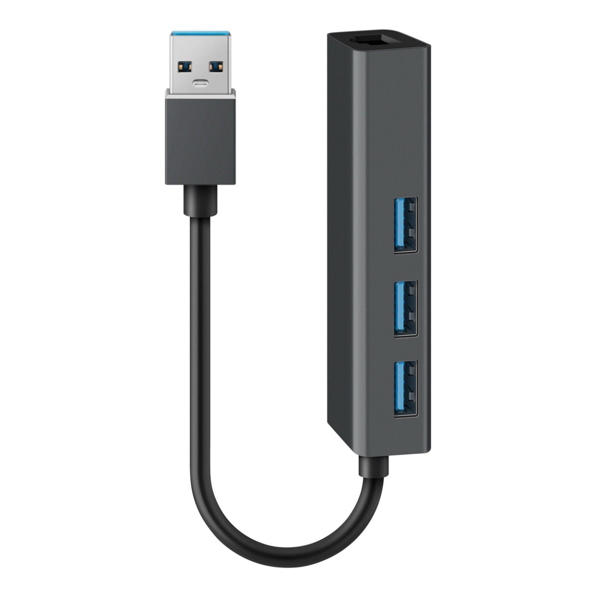 Adaptador USB 3.0 a Gigabit Ethernet (RJ45), con HUB