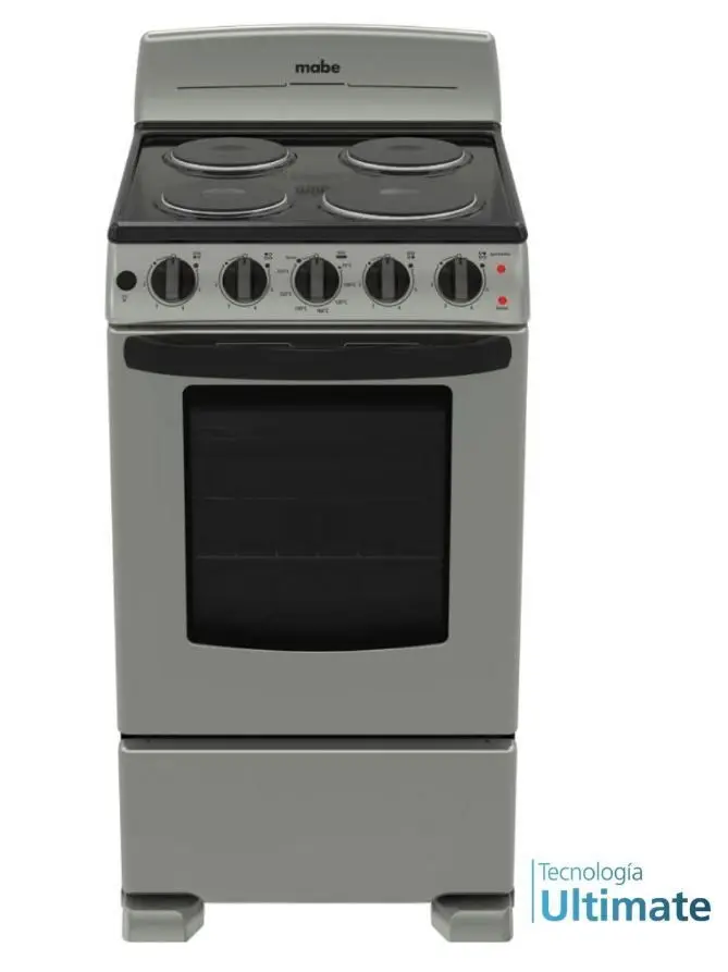 Cocina Eléctrica Mabe 4 Quemadores EME5025BSS0