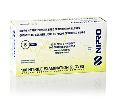 NIPRO GUANTES NITRILO TALLA S