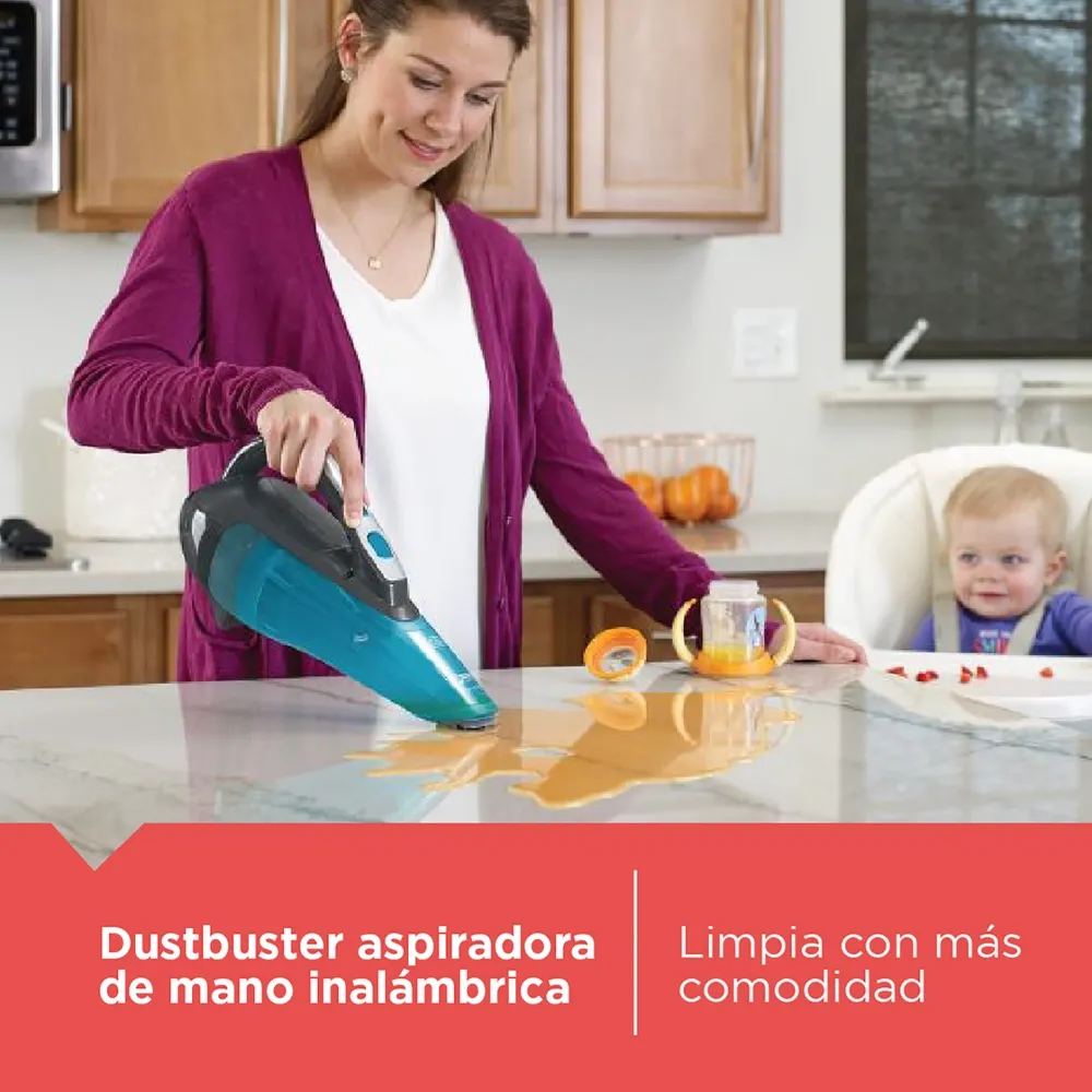Aspiradora de mano Inalámbrica Black+Decker Dustbuster
