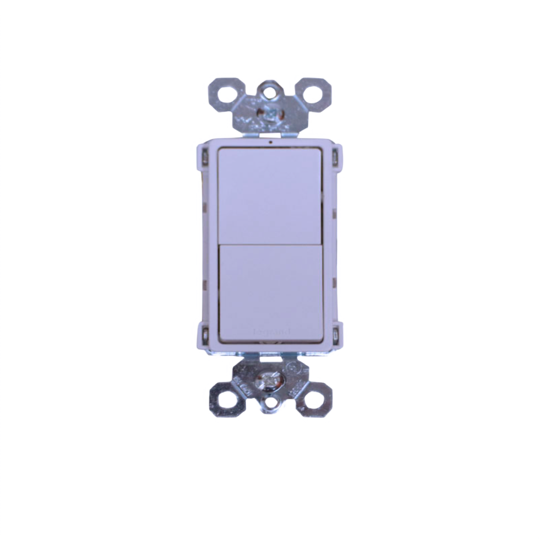 BTICINO RCD11W INTERRUPTOR DOBLE BLANCO 120VAC 15A P&S