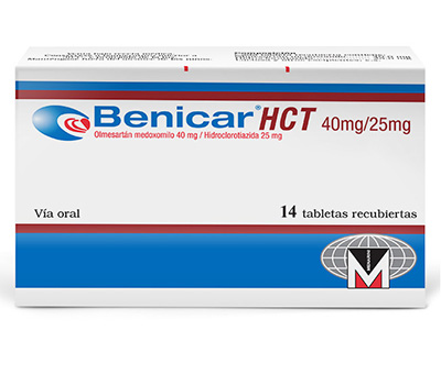 BENICAR HCT 40/25MG TABLETAS VIA ORAL