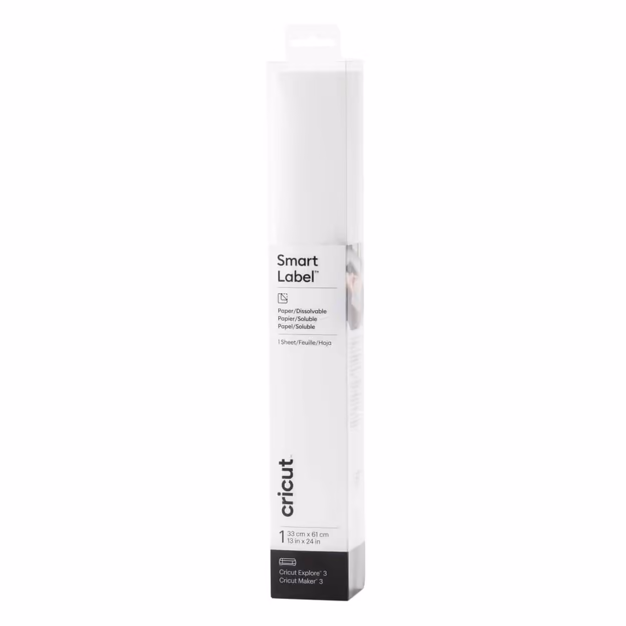 CRICUT ROLLO ETIQUETA INTELIGENTE SOLUBLE – BLANCO