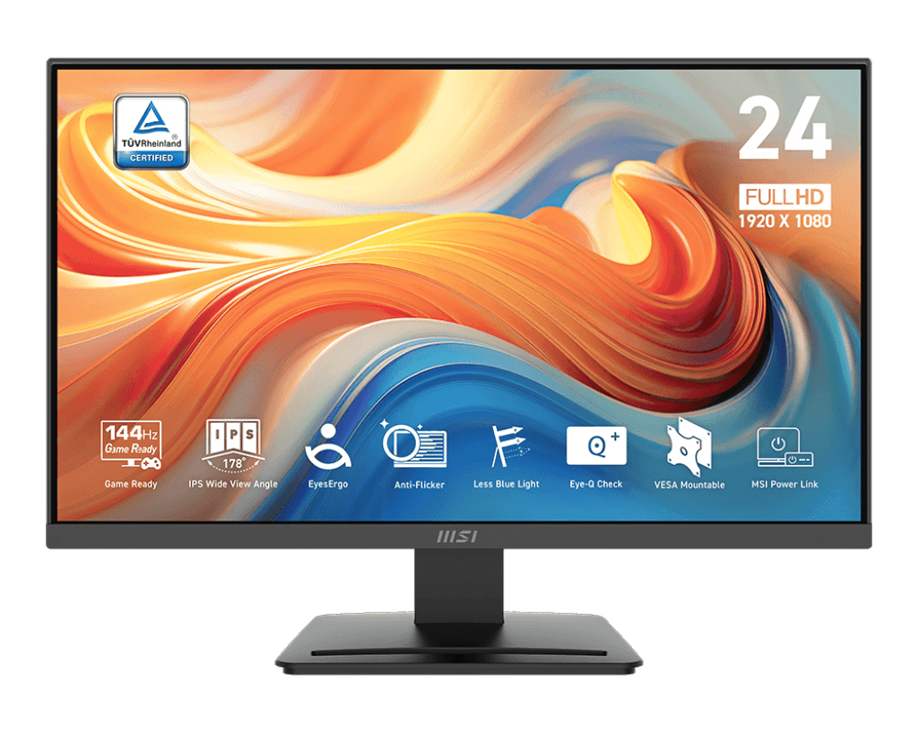 MONITOR GAMING MSI MAG 242C 23.6" CURVO 1920 X 1080 180 HZ ANTI-GLARE HDMI Y DP 9S6-3BC31T-004