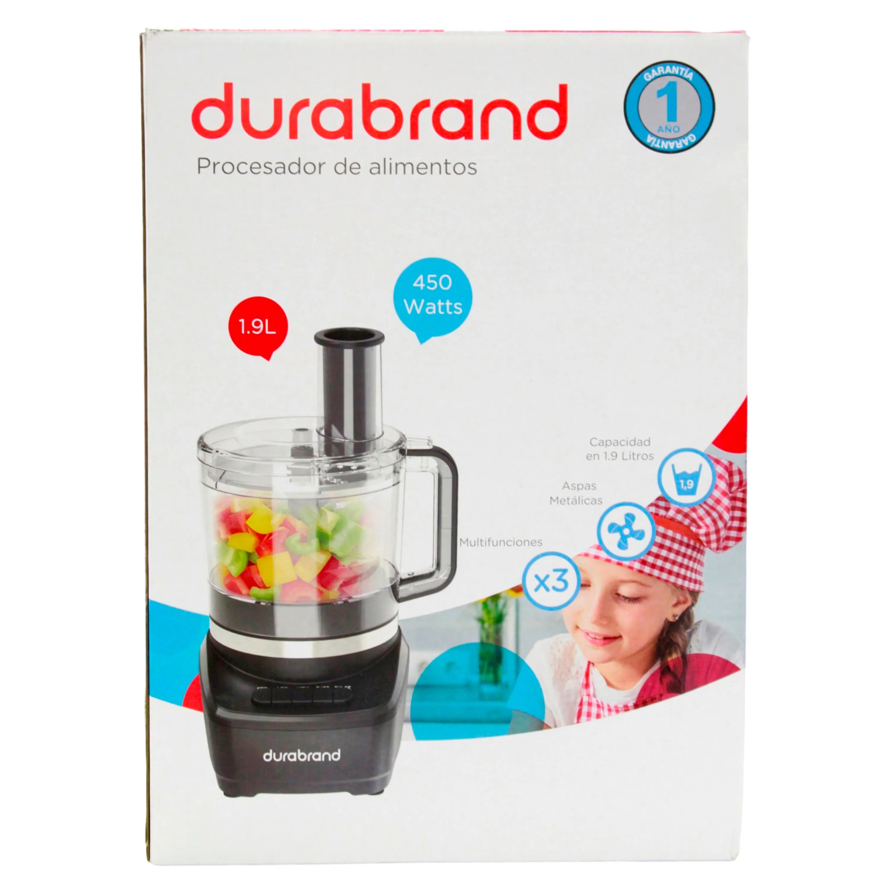 Procesador Durabrand de Alimentos - 1.9 L