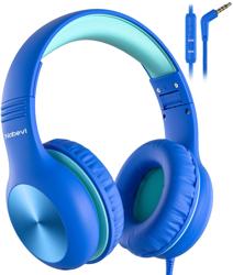 Nabevi Kids Headphones with Cord, Over-Ear Headphones for Kids