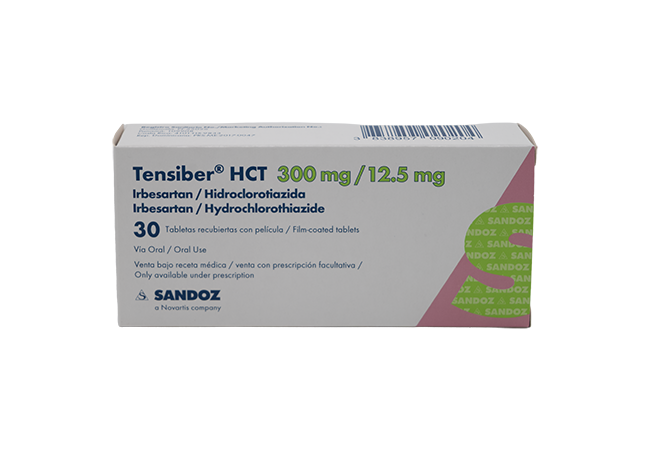 TENSIBER HCT 300MG/12.5MG X30 TABLETAS