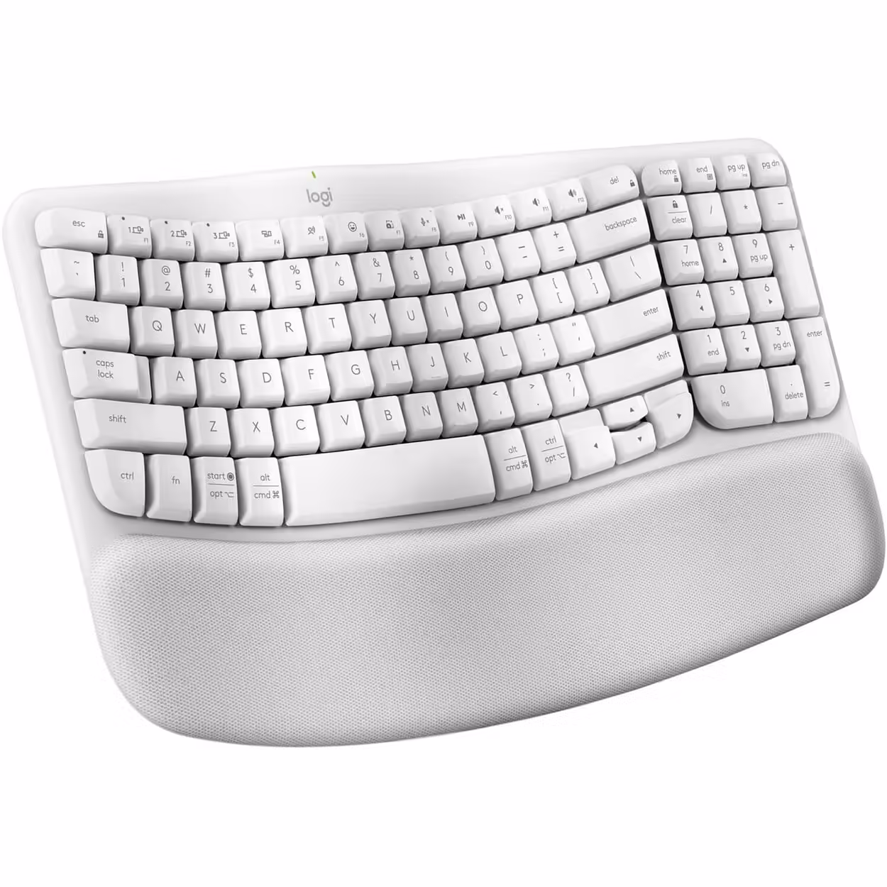 Teclado Logitech Ergo WAVE KEYS – INALAMBRICO – BLANCO