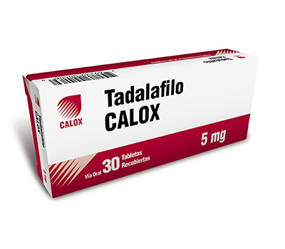 CALOX TADALAFILO 5 MG TABLETAS VÍA ORAL