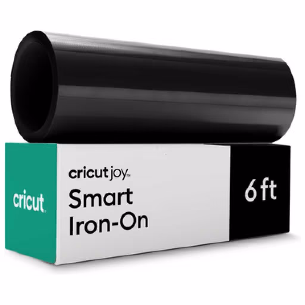 Vinil textil Cricut Joy Smart Iron-On negro 5.5” x 6 ft