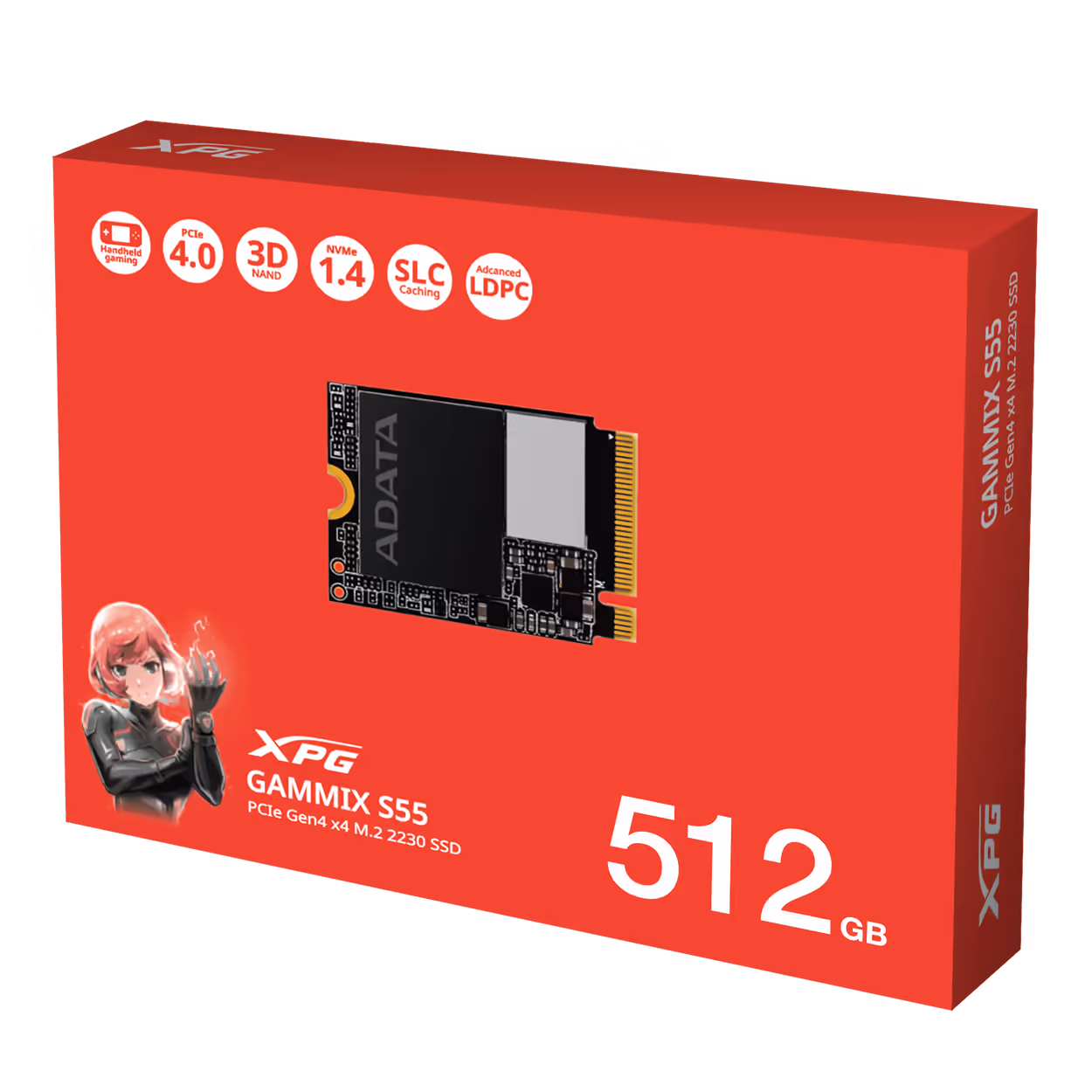 SSD M.2 XPG GAMMIX S55 – 512GB – 2230 – 5000/3700 MB/s