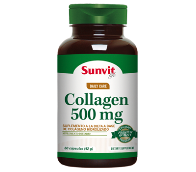 SUNVIT LIFE COLÁGENO 500 MG 60 CÁPSULAS