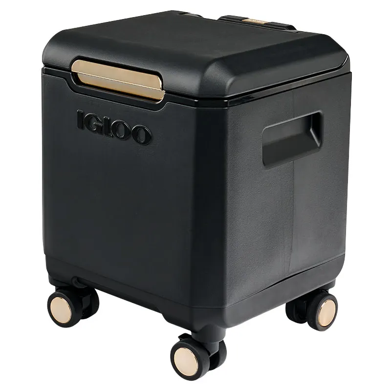 Hielera Tagalong 19 Litros negra incluye ruedas Igloo