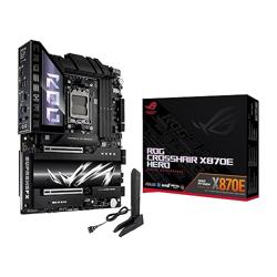 TARJETA MADRE ASUS ROG CROSSHAIR X870E HERO AM5 DDR5 5X M.2 + 6X SATA USB 3.2 WIFI 6E 1X PCIE 5.0 AURA SYNC RGB 90MB1IE0-M0EAY0 NEGRO