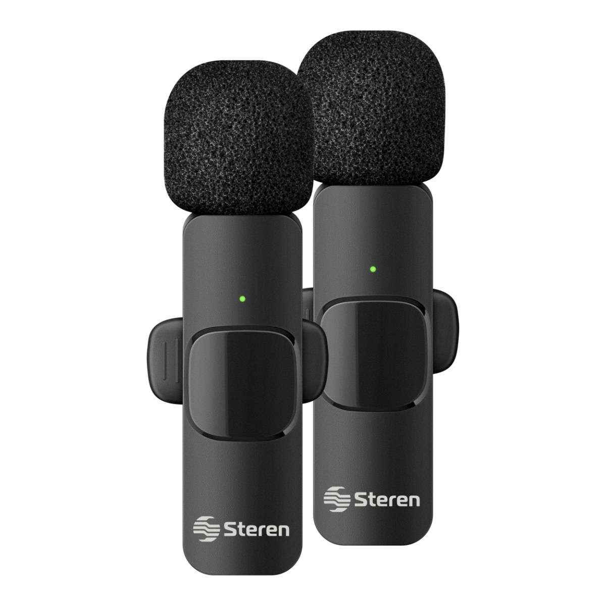 Micrófonos inalámbricos de solapa USB / USB C / Lightning, 20 m de alcance