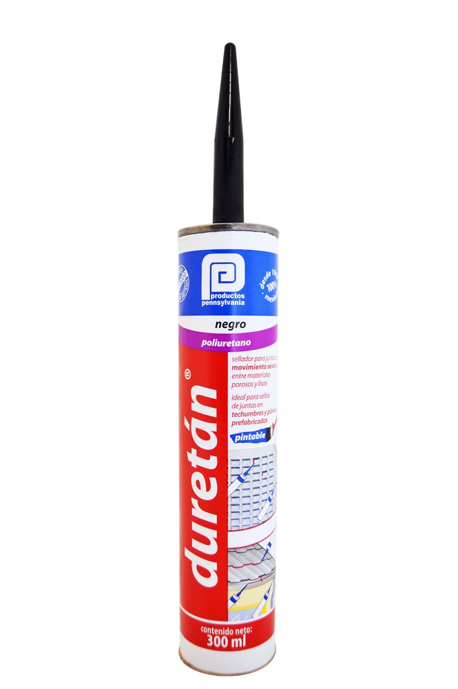 Sellador duretan 300ml 100 porciento pintable negro