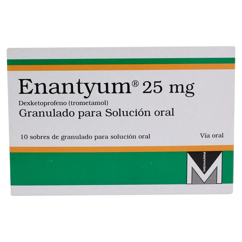 Enantyum Menarini 25 mg caja 10 sobres (precio por sobre)