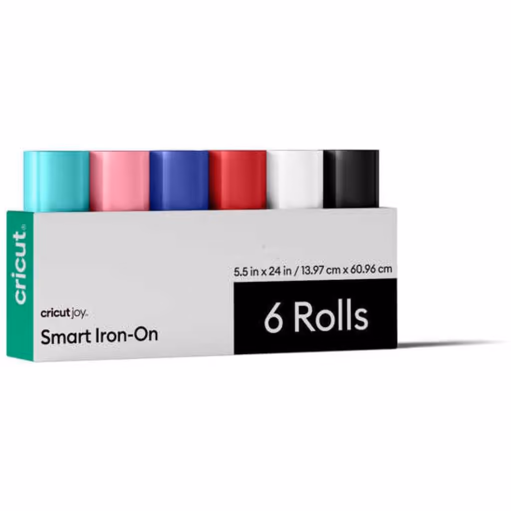Set de vinil textil Cricut Joy Smart Iron-On Twilight 5.5×24” – 6 rollos