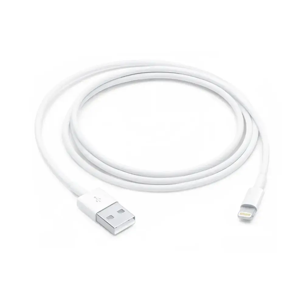 Cable de celular Apple USB-A a Lightning 1 m Blanco MUQW3AMA