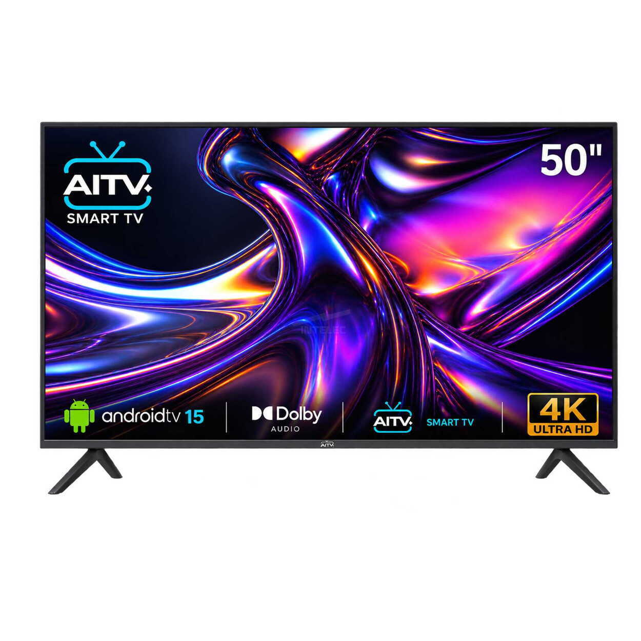 PANTALLA 50″ LED AITV VISIONX 4K SMART 2026
