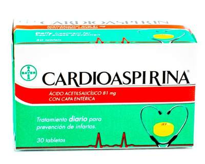 Cardioaspirina 30 tabletas