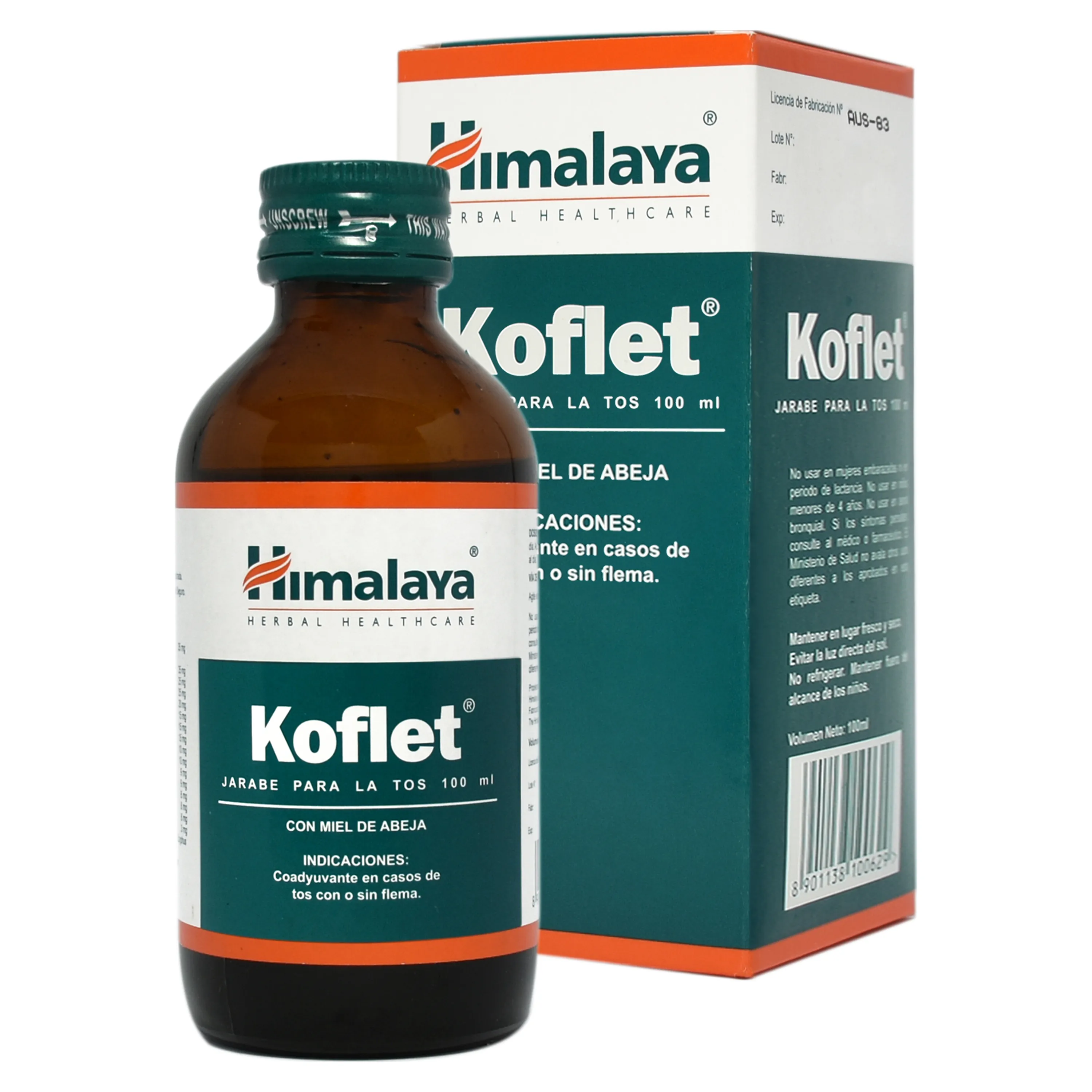 Koflet jarabe Himalaya dulce -100ml