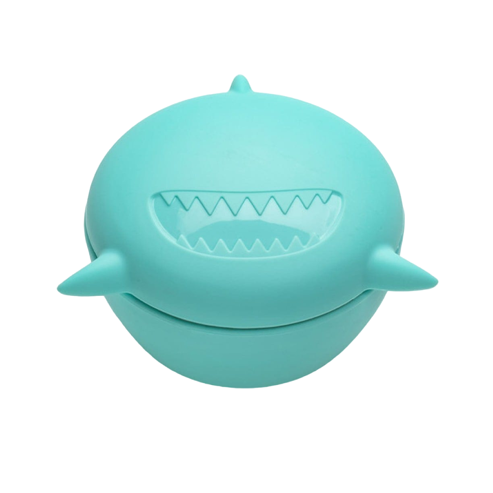 Deposito para comida de silicon 350ml tiburon aqua