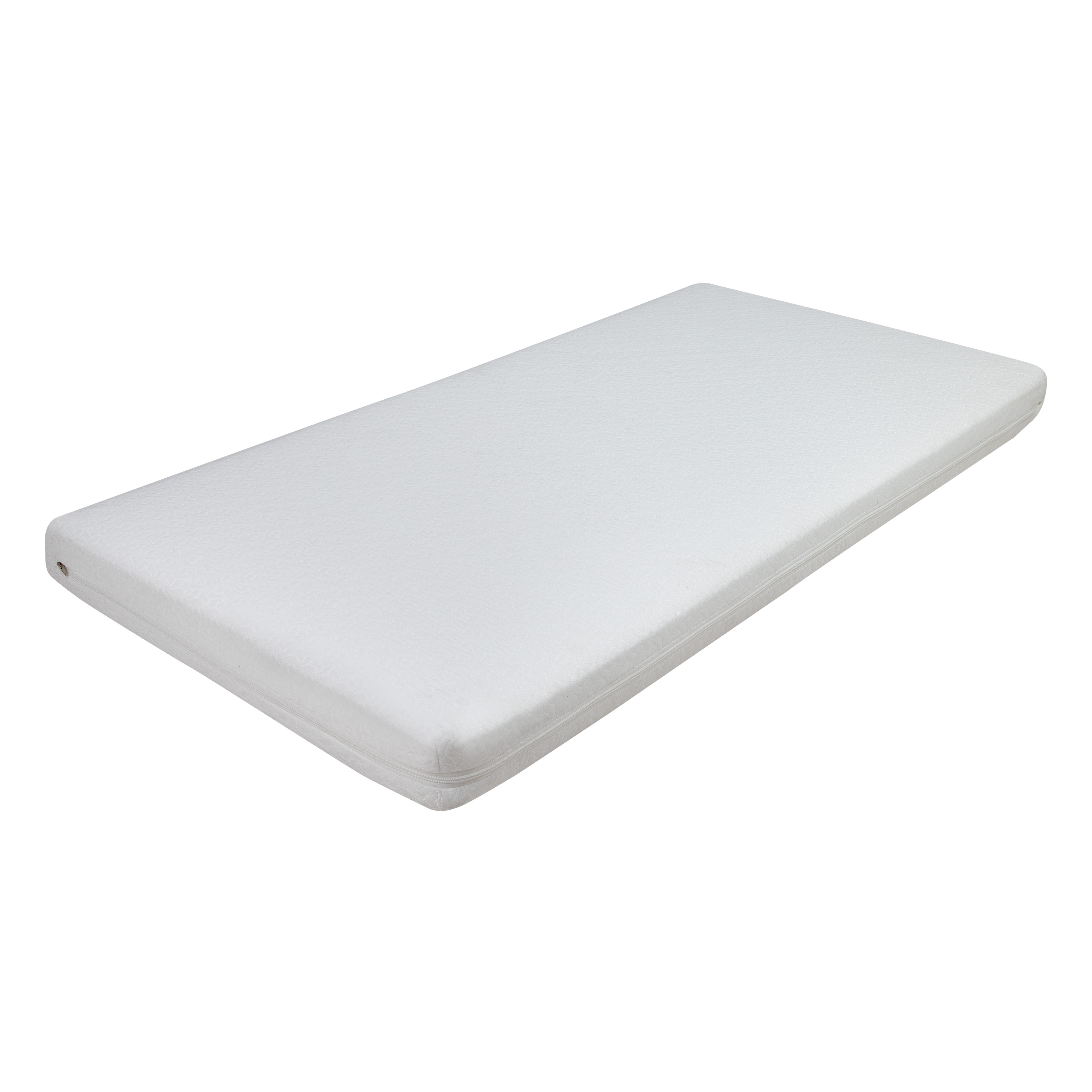 Colchón Impermeable Para Cuna Cama de Madera 140x70x10cm Blanco