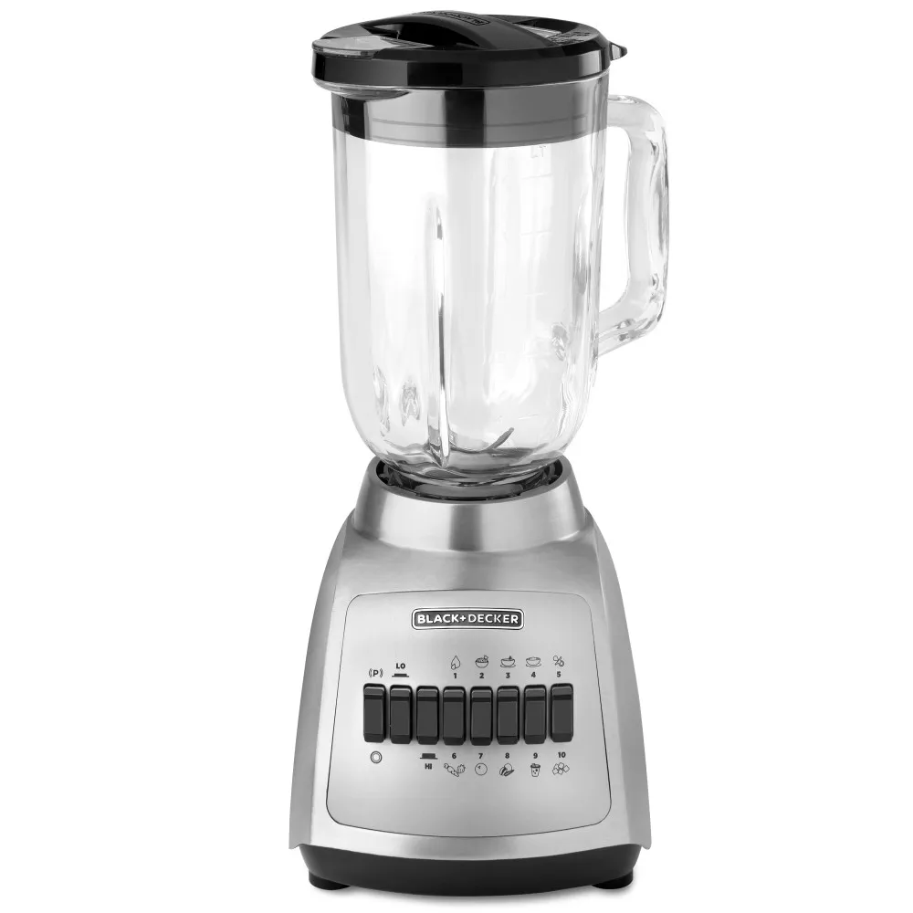 Licuadora black + decker plateada