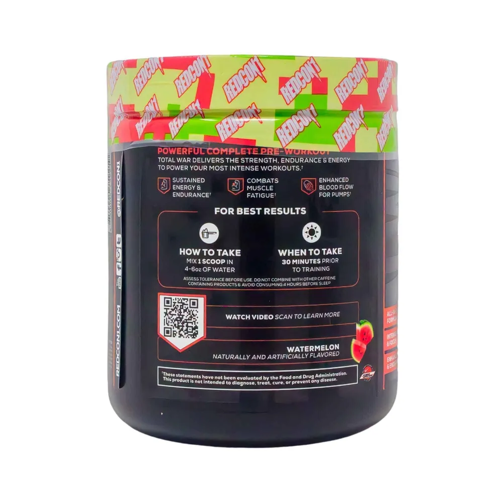 Pre Entreno Redcon1 sabor a Sandía de 30 servidas - 441 g