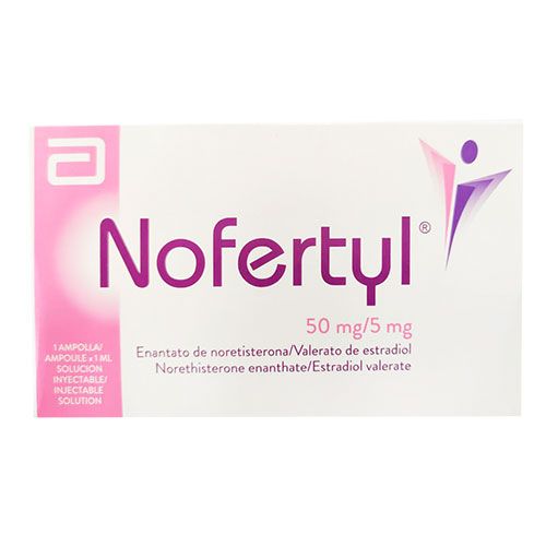 NOFERTYL 50 MG/5 MG X 1 AMP